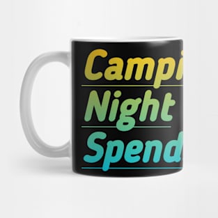 Camping night spends Mug